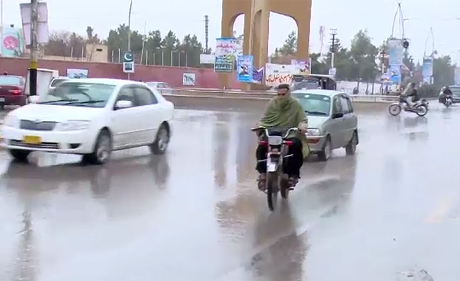کراچی کے مختلف علاقوں میں ہلکی بارش سے موسم خوشگوار