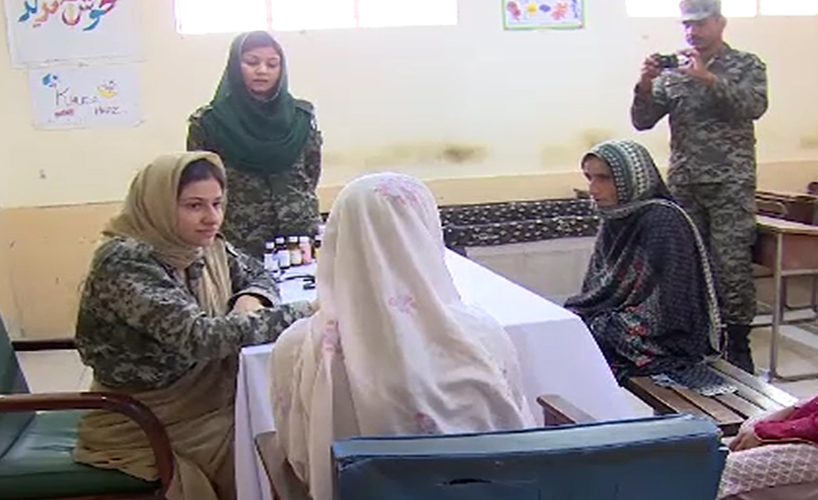 گولڑہ شریف میں رینجرز کی جانب سے فری میڈیکل کیمپ کا انعقاد کیاگیا