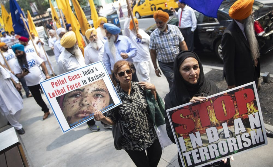 پاکستانی اور سکھ کمیونٹی کا  مودی کے اقوام متحدہ میں خطاب پر احتجاج کا فیصلہ