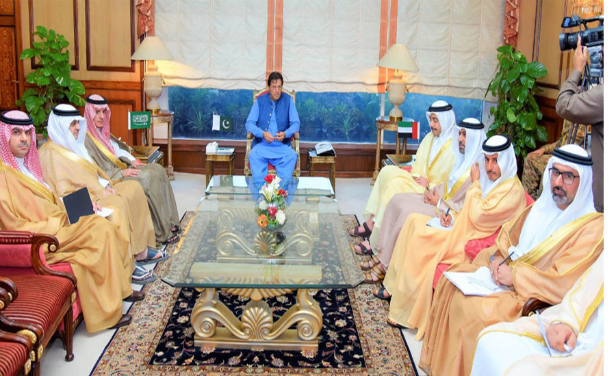 سعودی عرب اور یو اے ای کی مسئلہ کشمیر پر مکمل حمایت کی یقین دہانی