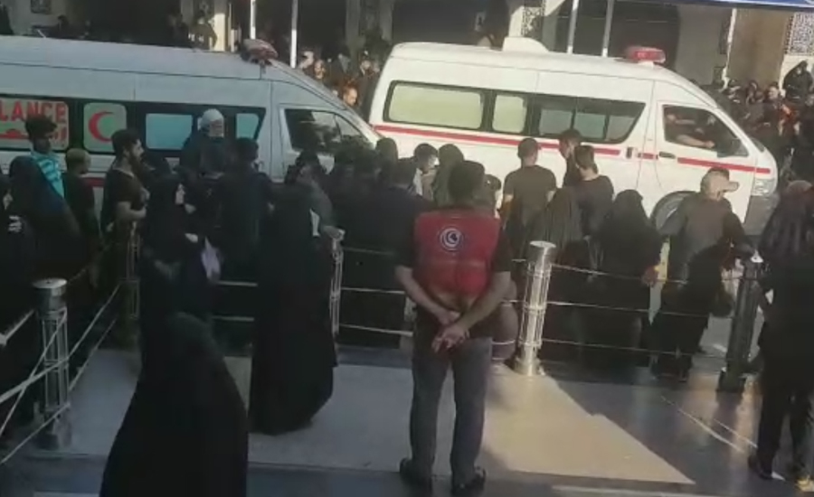 روضہ حضرت امام حسین ؓ کے قریب بھگدڑ مچنے سے 36  زائرین شہید