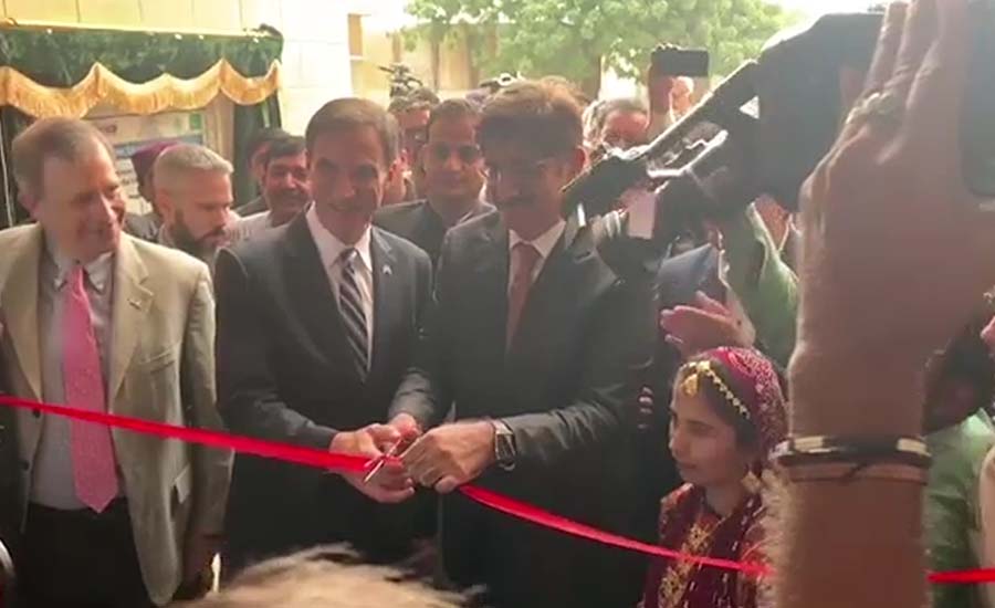 وزیر اعلیٰ سندھ نے دنبہ گوٹھ اسکول کا افتتاح کر دیا