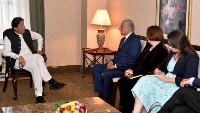 وزیر اعظم سے زلمے خیل ، لنزے گراہم اورکشمیریوں کے وفد کی ملاقات
