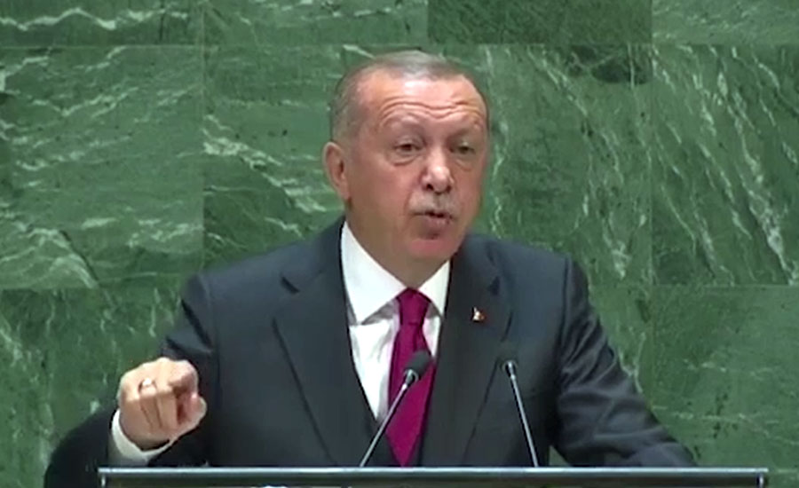 ترک صدر نے جنرل اسمبلی میں مسئلہ کشمیر اٹھا دیا