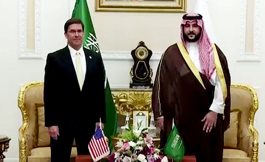 امریکی وزیر دفاع غیر اعلانیہ دورے پر سعودی عرب پہنچ گئے