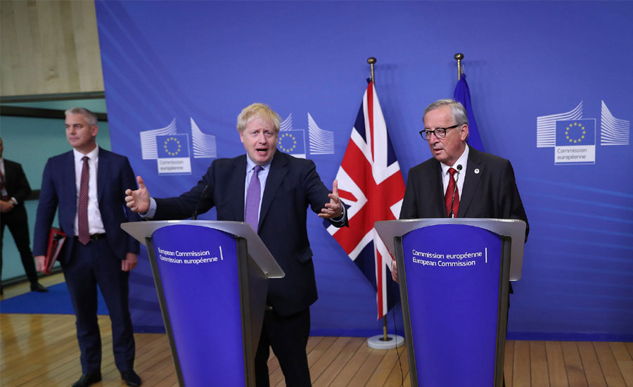 برطانیہ اور یورپی یونین کی مذاکراتی ٹیمیں نئے بریگزٹ معاہدے پر متفق