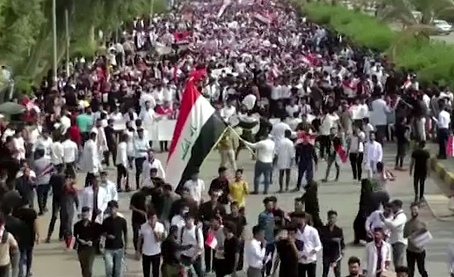 عراق میں حکومت مخالف احتجاج جاری، طلبہ بھی سڑکوں پر آگئے