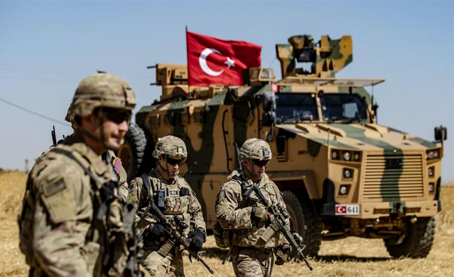 شمال مشرقی شام، ترکی کی کرد جنگجوﺅں کیخلاف آپریشن کی تیاری مکمل