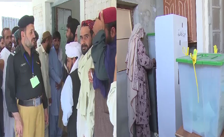 بلوچستان کے حلقہ این اے 259 کے 29 پولنگ اسٹیشنوں پر پولنگ کا عمل جاری
