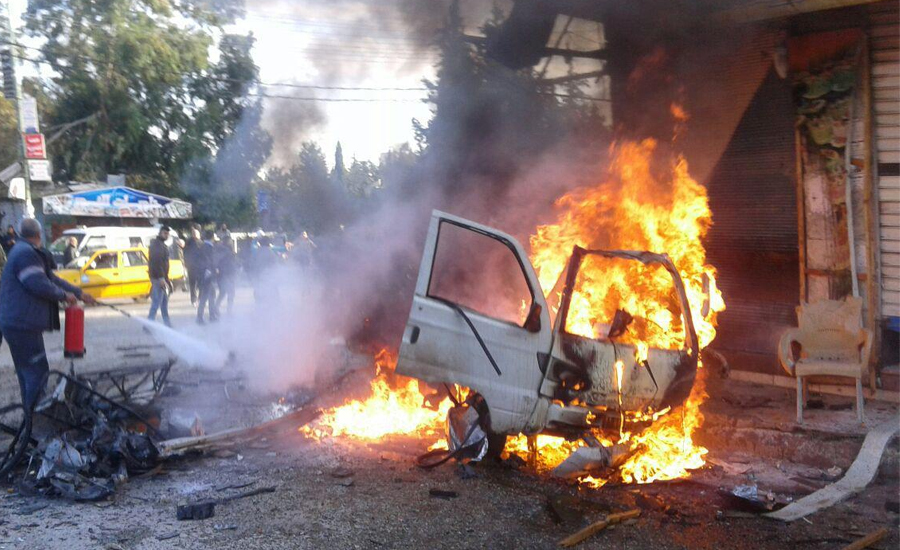 شام میں کا ر بم دھماکہ ،8افراد ہلاک ،20زخمی