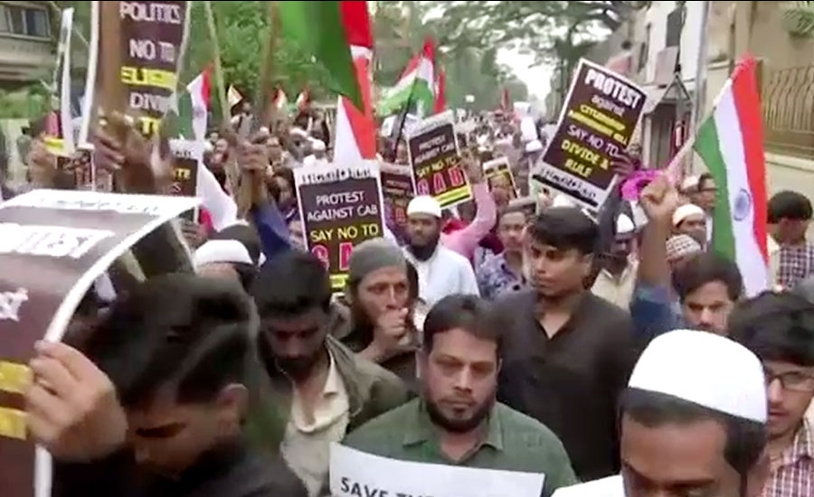 بھارت، متنازعہ شہریت کے قانون کیخلاف مظاہرے جاری، مسلمانوں کو سنگین دھمکیاں