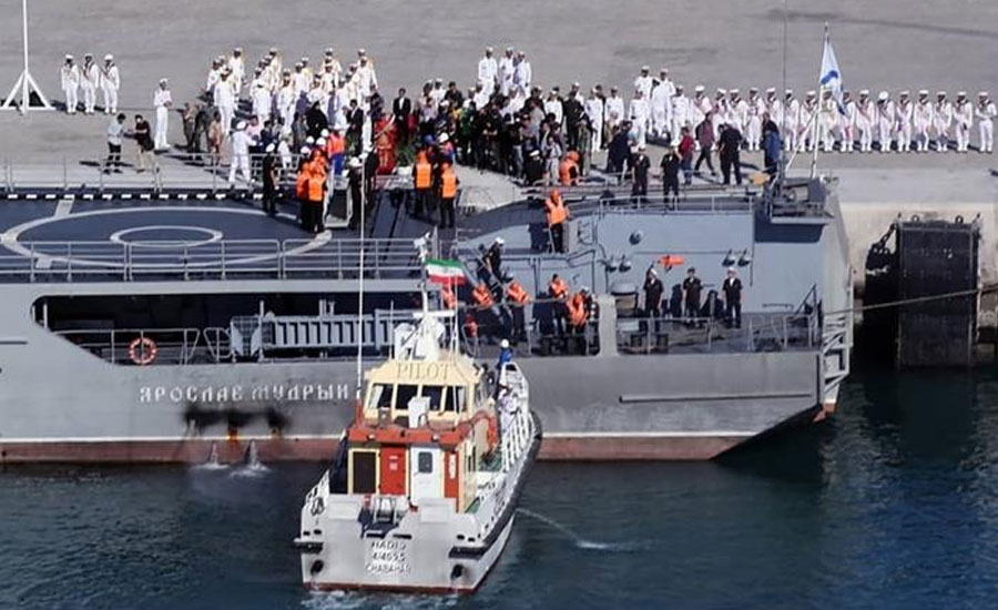 ایران، چین اور روس کا بحر ہند اور خلیج عمان میں مشرکہ بحری مشقوں کا آغاز