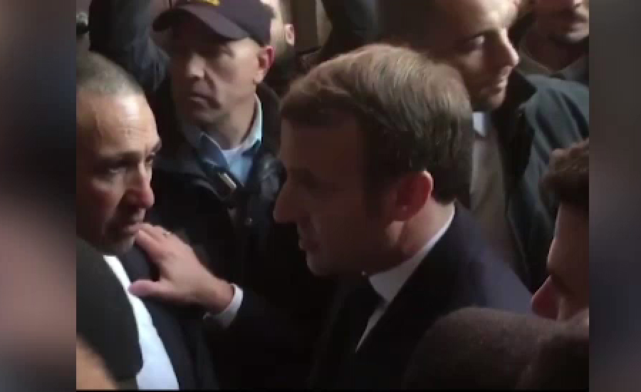 فرانسیسی صدر نے اسرائیلی سکیورٹی اہلکاروں کو جھاڑ پلا دی