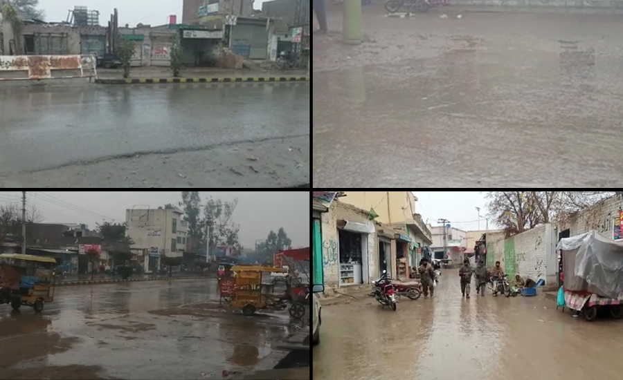 لاہور سمیت پنجاب کے مختلف شہروں میں رات سے بارش،جل تھل ایک ہو گیا