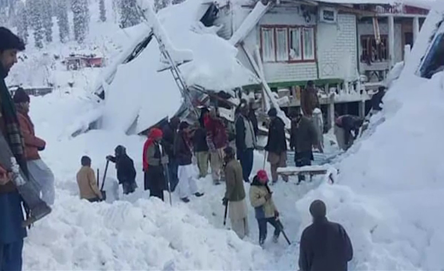 برفباری کی تباہ کاریوں سے جاں بحق افراد کی تعداد 104 ہو گئی