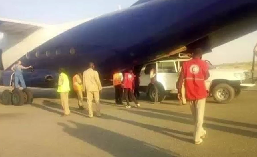 مغربی سوڈان میں فوجی طیارہ گر کر تباہ ، 18 افراد ہلاک