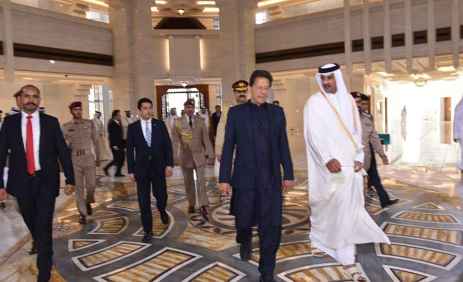وزیراعظم عمران خان قطر کا ایک روزہ دورہ مکمل کرکے وطن واپس پہنچ گئے