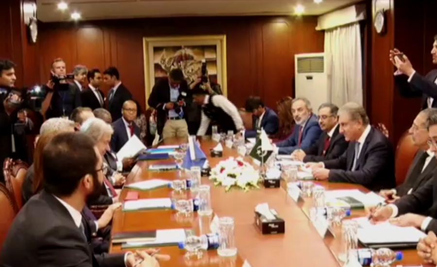 وزیر خارجہ نے کشمیری عوام کا مقدمہ سیکرٹری جنرل کے سامنے رکھ دیا