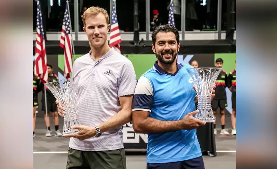 اعصام الحق نے نیو یارک اوپن  ٹینس کا ڈبلز ٹائٹل جیت لیا