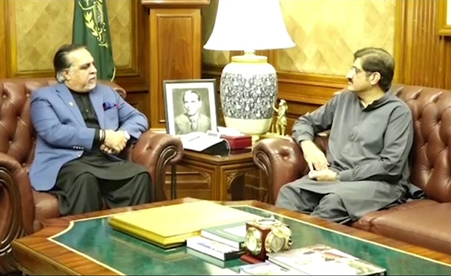 گورنر سندھ سے وزیر اعلیٰ کی ملاقات ، صوبے کے امور پر تبادلہ خیال
