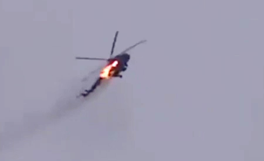 شام میں ترک حمایت یافتہ باغیوں نے حکومتی فوج کا ہیلی کاپٹر گرادیا