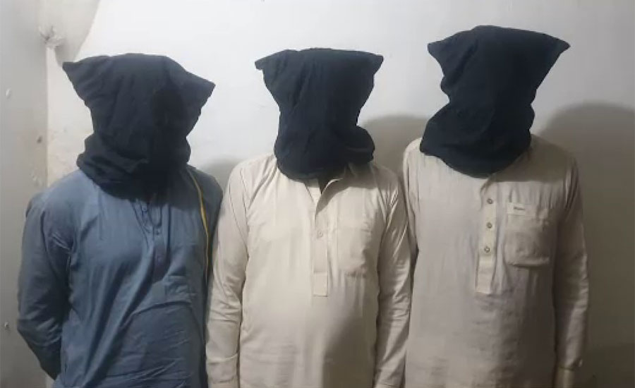کراچی میں اے وی ایل سی پولیس کی کارروائی ، چوری کرنے میں ملوث تین ملزم گرفتار