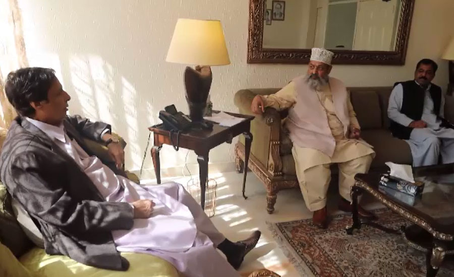 چودھری پرویز الہٰی سے صدر علماء مشائخ کونسل گجرات ودیگر کی ملاقات