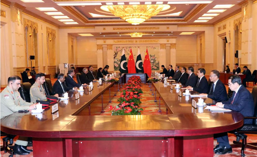 پاکستان اور چین کا جامع اسٹریٹجک تعاون کو مزید مضبوط کرنے پر اتفاق