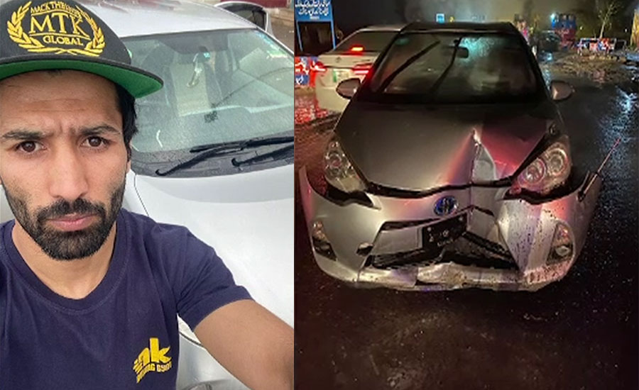 باکسر محمد وسیم ٹریفک حادثے میں زخمی ہو گئے