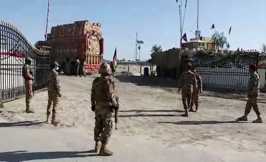 چمن بارڈر کھول دیا گیا، اشیائے ضروریہ سے بھرے درجنوں ٹرک افغانستان میں داخل