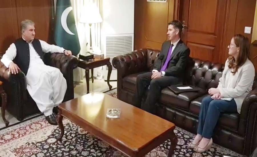 برطانوی ہائی کمشنر کی شاہ محمود سے ملاقات، کورونا سمیت عالمی امور پر گفتگو