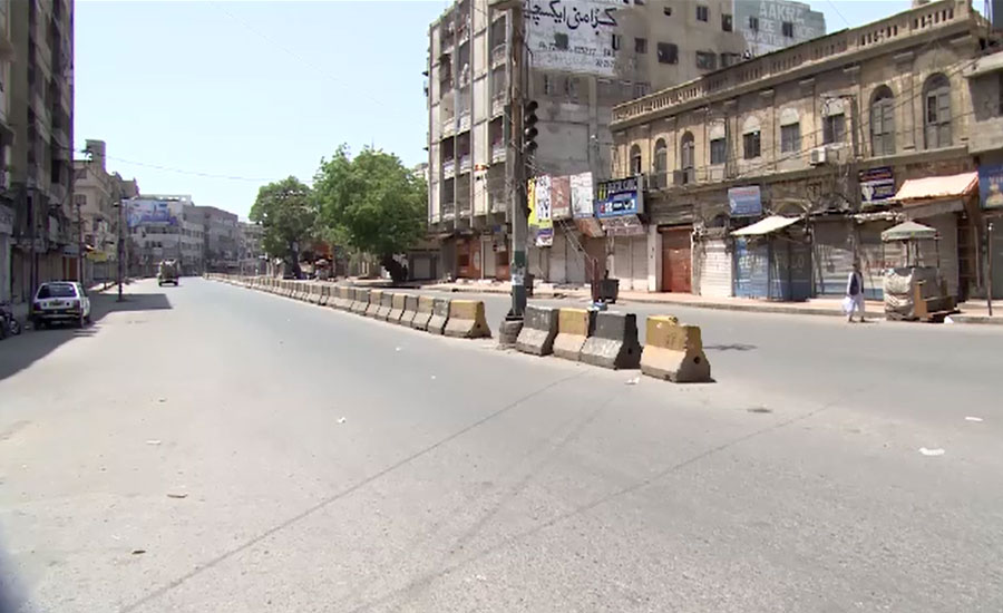 کراچی میں لاک ڈاؤن کا 28 واں دن، مارکیٹس، دکانیں اور ہوٹلز بند