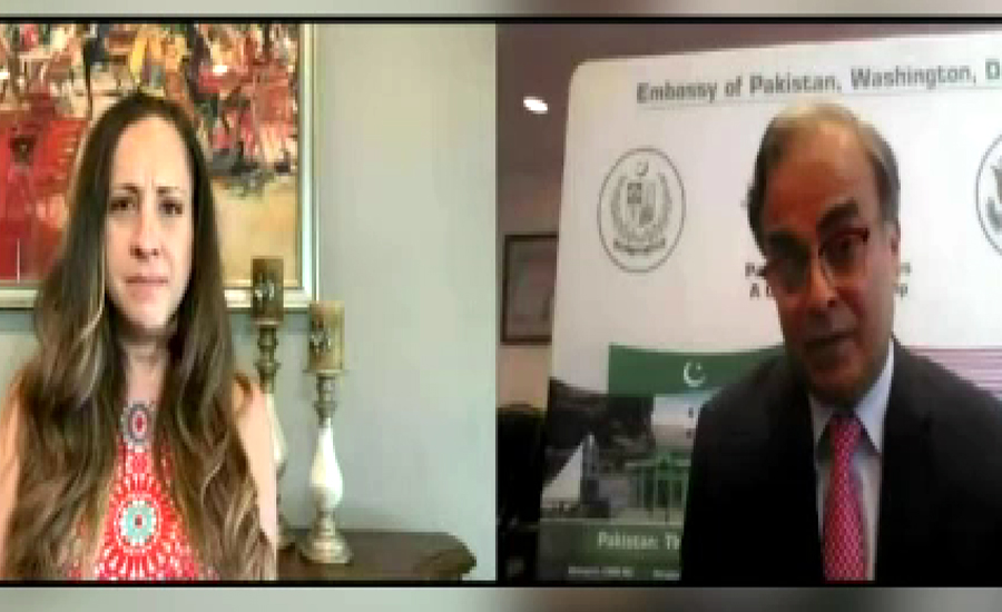 حکومت پاکستان مستحقین کیلئے متعدد اقدامات کر رہی ہے ، اسد مجید خان کا امریکی ٹی وی کو انٹرویو