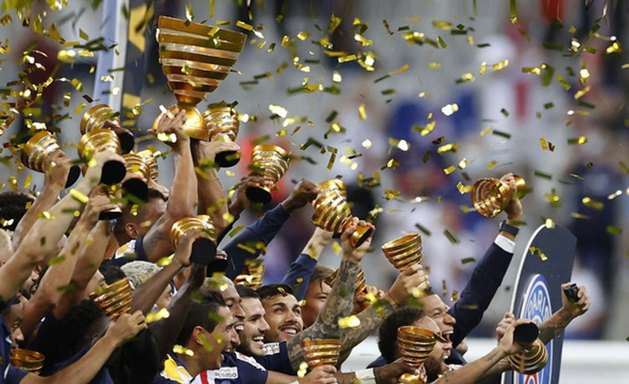 پیرس سینٹ جیرمین نے فرنچ فٹبال لیگ کپ کا ٹائٹل اپنے سر سجا لیا