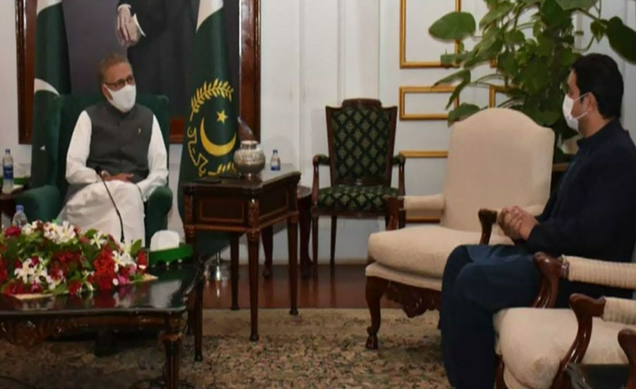 صدر عارف علوی سے خرم شیر زمان کی ملاقات،بجلی سمیت کراچی کے مسائل پر گفتگو