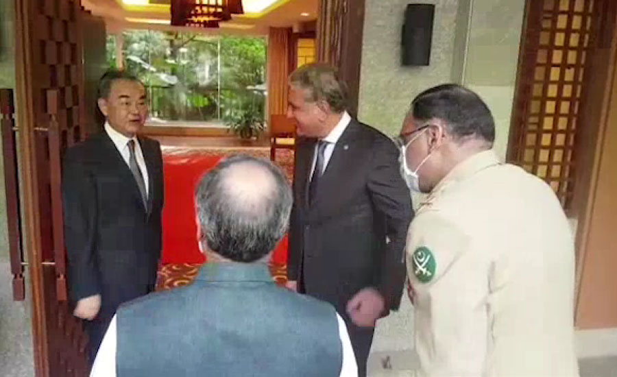 وزیر خارجہ شاہ محمود قریشی کی چینی ہم منصب وانگ ژی سے ملاقات