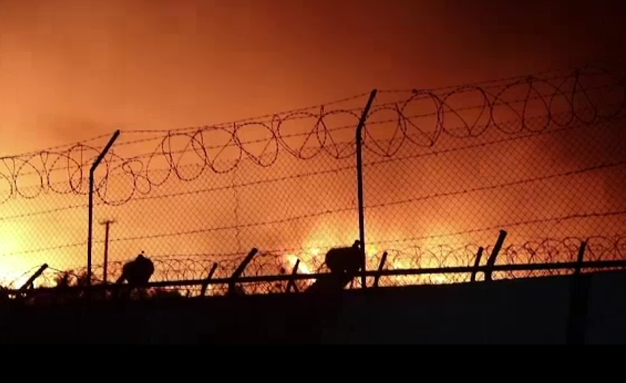 یونان کے موریا مہاجر کیمپ میں آتشزدگی ، کئی خیمے جل گئے