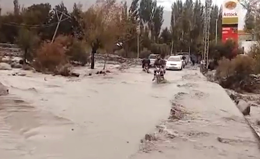 گلگت بلتستان میں بھی طوفانی بارشوں نے ہرطرف تباہی مچادی