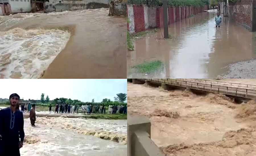 لیہ میں دریائے سندھ میں پانی کی سطح میں اضافہ ، کئی علاقوں میں پانی داخل