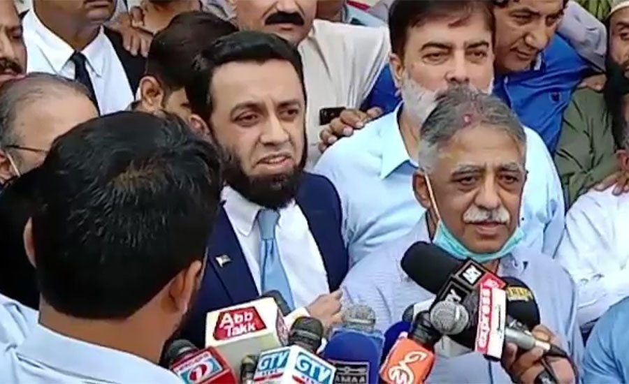 بغاوت کا مقدمہ ، مسلم لیگ نون کے رہنماؤں کی لاہور کے تھانہ شاہدرہ آمد