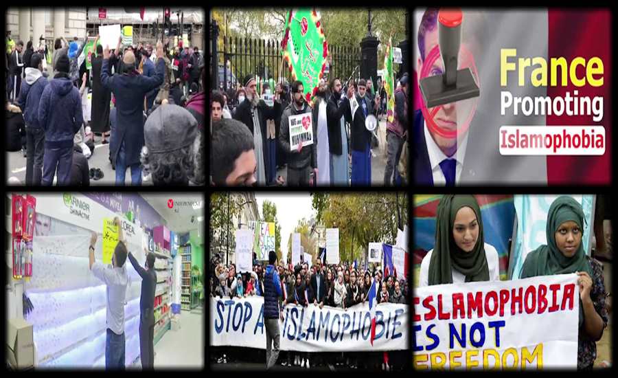فرانس کیخلاف احتجاجی مظاہروں کا دائرہ ساری دنیا میں پھیل گیا