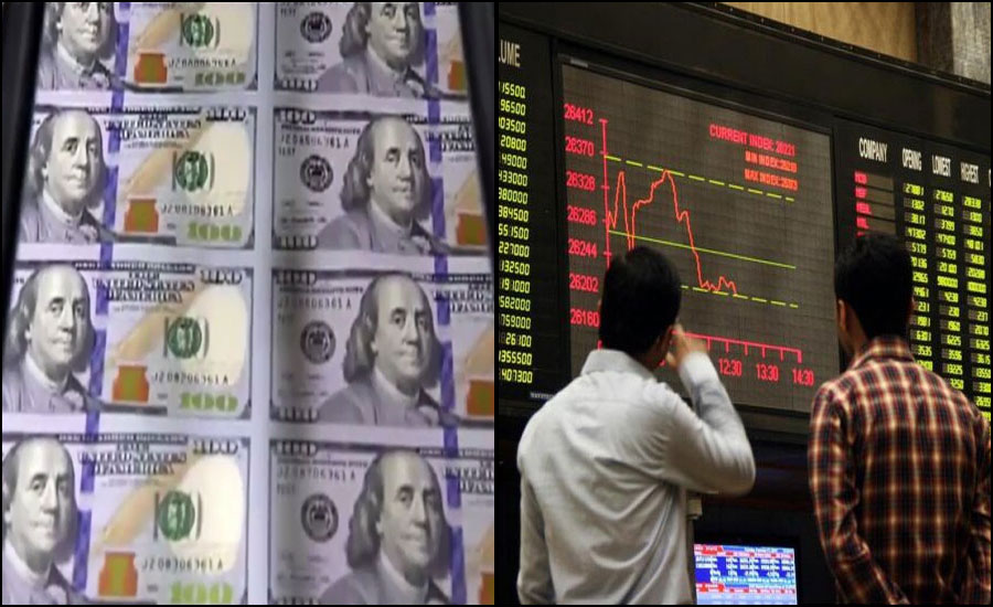 انٹربینک اور اوپن مارکیٹ میں ڈالر مہنگا، پاکستان اسٹاک مارکیٹ میں تیزی کا رُجحان