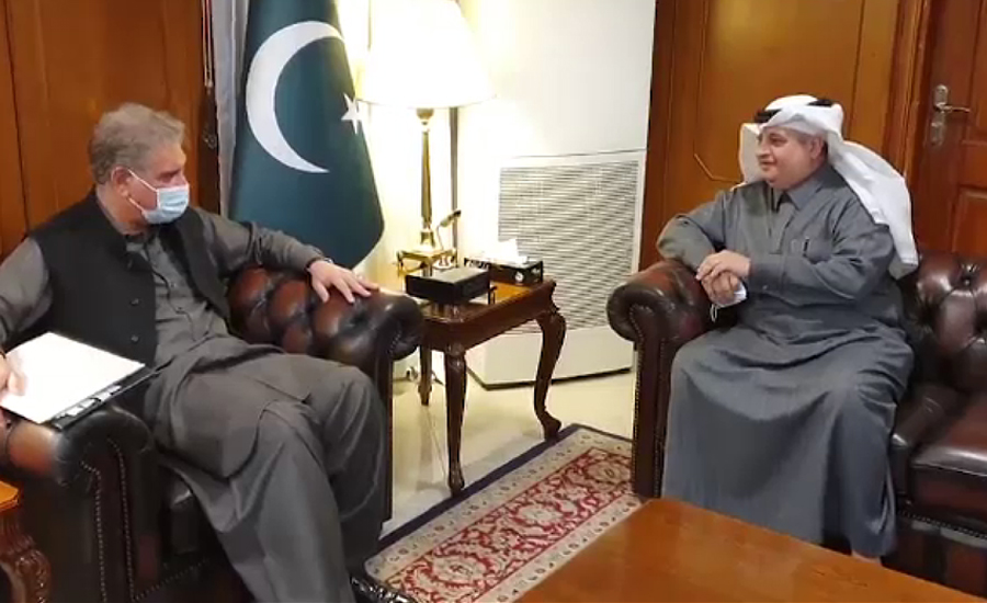 سعودی سفیر کی شاہ محمود قریشی سے وزارت خارجہ میں  ملاقات