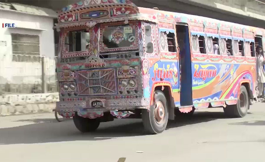 سندھ میں 35 سال بعد منی بس کے روٹ پرمٹ پر پابندی ختم