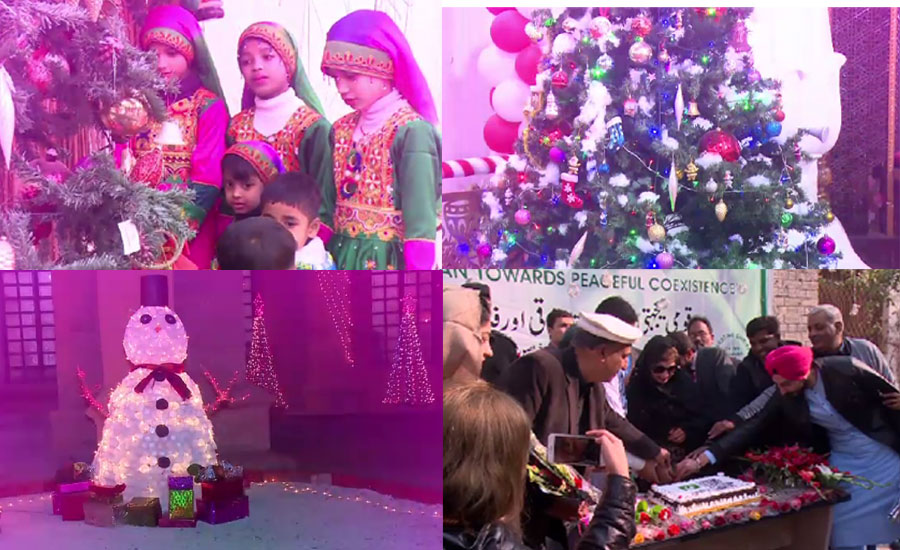 ملک بھر میں مسیحی برادری نے کرسمس کا تہوار مذہبی جوش و جذبے سے منایا