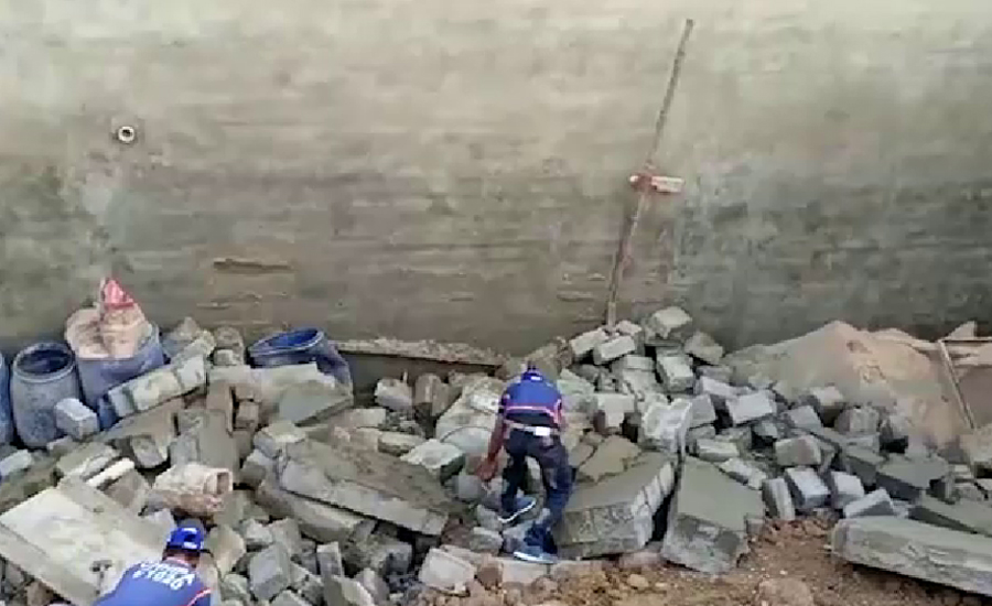 شیر شاہ میں زیر تعمیر ٹینک کی دیوار گرنے سے 3 مزدور جاں بحق