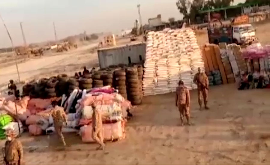 سندھ رینجرز کی سندھ اور بلوچستان بارڈر پر کارروائی، نان کسٹم پیڈ اشیاء کی اسمگلنگ ناکام