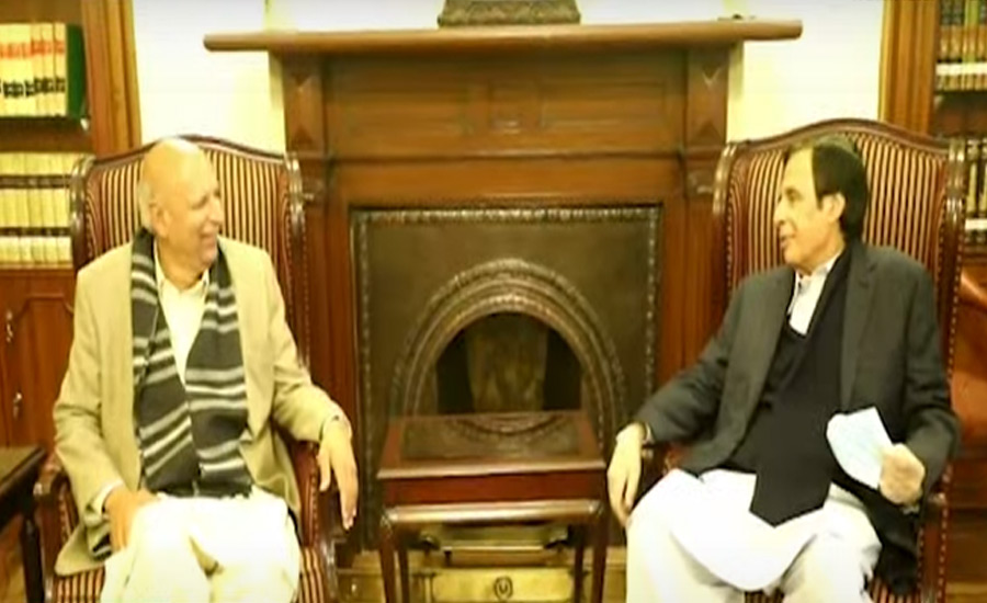 گورنر چودھری سرور اور چودھری پرویز الہٰی کی ملاقات، اپوزیشن سرگرمیاں زیرغور آئیں