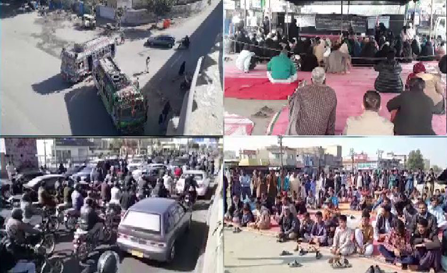 مچھ سانحہ کیخلاف کراچی اور لاہور سمیت ملک کے چھوٹے شہروں میں دھرنے اور احتجاج