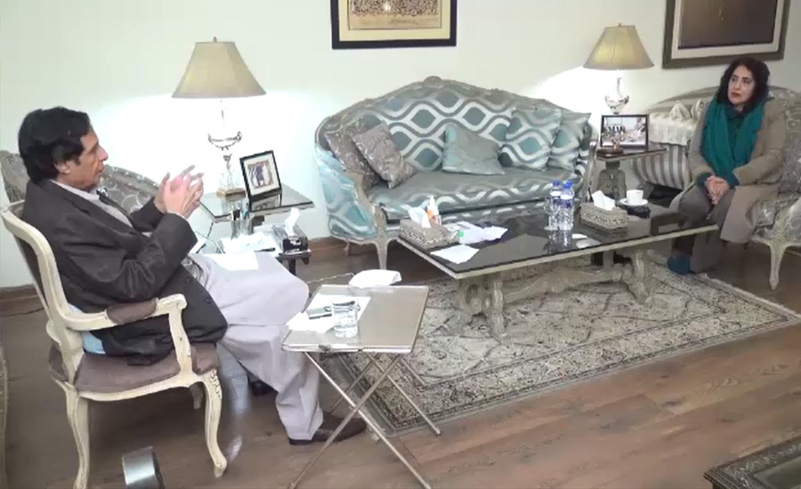چودھری پرویز الٰہی سے عظمیٰ کاردار اور علی جدون کی ملاقاتیں، سیاسی معاملات پر غور